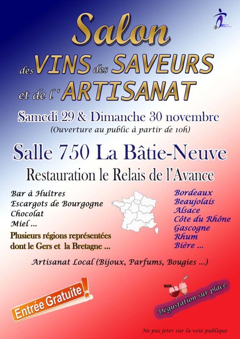 Salon des Vins, des Saveurs et de l’Artisanat – La Bâtie-Neuve